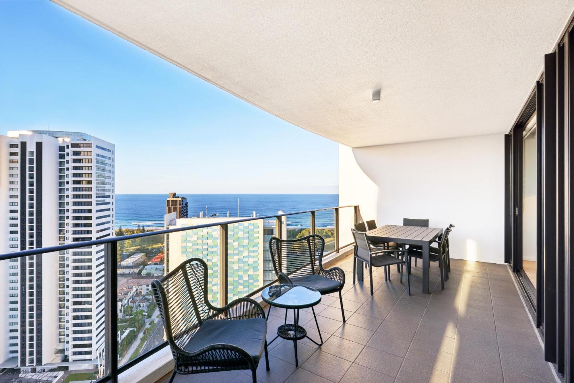 Ocean View 3-Bed With Gym, Pool, Sauna & Parking Голд-Кост Екстер'єр фото